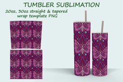 Butterfly summer Tumbler Sublimation design Product Image 11