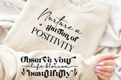 Nurture A Garden Of Positivity SVG, Sleeve SVG Design Product Image 2