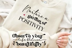 Nurture A Garden Of Positivity SVG, Sleeve SVG Design Product Image 2