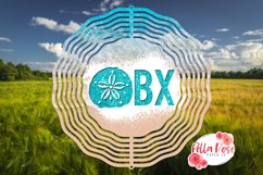 Outer Banks Beach| OBX Beach | 10&quot; Sublimation Wind Spinner Product Image 1