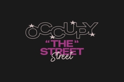 Occupy The Street Urban Streetwear Logo T-shirt Product Image 1