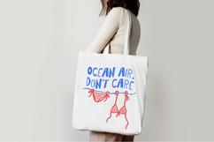 Ocean Air, Don’t Care, Swimsuit on the Line PNG, Sublimation Product Image 3