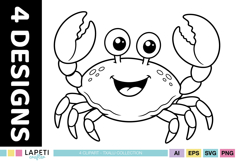 Summer cardmaking images with cute sea creatures