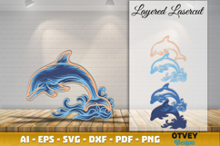 Ocean Animals Laser Cut SVG - Marine Wildlife Files Product Image 2