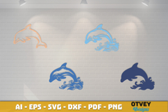 Ocean Animals Laser Cut SVG - Marine Wildlife Files Product Image 3