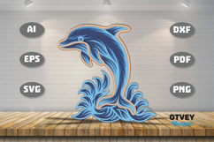 Ocean Animals Laser Cut SVG - Marine Wildlife Files Product Image 1