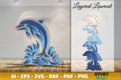 Ocean Animals Laser Cut SVG - Marine Wildlife Files Product Image 2
