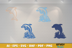 Ocean Animals Laser Cut SVG - Marine Wildlife Files Product Image 3