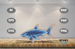 Ocean Animals Laser Cut SVG - Marine Wildlife Files Product Image 2