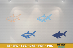 Ocean Animals Laser Cut SVG - Marine Wildlife Files Product Image 3