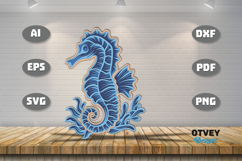 Ocean Animals Laser Cut SVG - Marine Wildlife Files Product Image 2