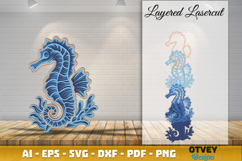 Ocean Animals Laser Cut SVG - Marine Wildlife Files BUNDLES Product Image 10