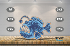 Ocean Animals Laser Cut SVG - Marine Wildlife Files BUNDLES Product Image 11
