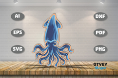 Ocean Animals Laser Cut SVG - Marine Wildlife Files Product Image 2