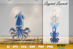 Ocean Animals Laser Cut SVG - Marine Wildlife Files Product Image 1