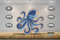 Ocean Animals Laser Cut SVG - Marine Wildlife Files Product Image 2