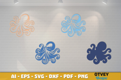 Ocean Animals Laser Cut SVG - Marine Wildlife Files Product Image 3