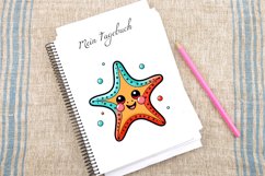 Watercolor Ocean Babies Clipart Bundle Product Image 4
