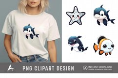 Watercolor Ocean Babies Clipart Product Image 1