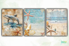 Ocean Blue Seaside Junk Journal Clipart Product Image 6