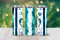Ocean Breeze Tumbler Wrap PNG Product Image 4