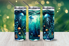 Ocean Breeze Tumbler Wrap PNG Product Image 9