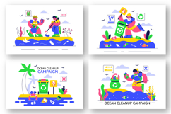 10 Ocean Cleanup Campaign Illustration Product Image 2