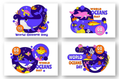 10 World Ocean Day Illustration Product Image 3