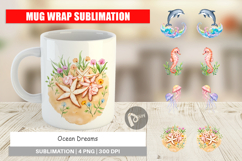 Mug Wrap Ocean Dreams Product Image 1