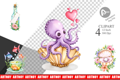 Ocean Dreams Clipart Product Image 1