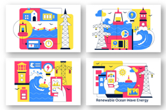 10 Renewable Ocean Wave Energy Illustration Product Image 3