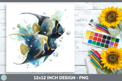 GorgeousOcean Fish Sketch Paper Backgrounds design.