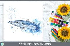 GorgeousOcean Fish Sketch Paper Backgrounds design.