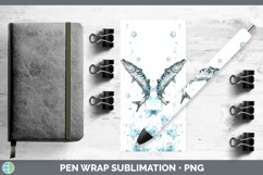 GorgeousOcean Fish Sketch Pen Wrap design.