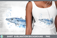 GorgeousOcean Fish Sketch Shirt design.