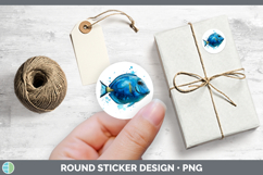 GorgeousOcean Fish Sketch Stickers design.
