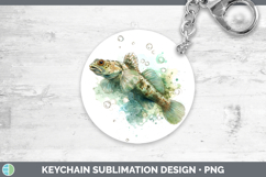 GorgeousOcean Fish Sketch Keychain design.