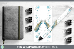GorgeousOcean Fish Sketch Pen Wrap design.