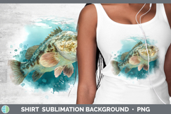 GorgeousOcean Fish Sketch Shirt design.