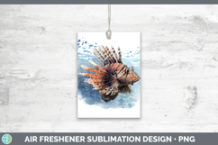 GorgeousOcean Fish Sketch Air Freshener design.