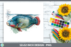 GorgeousOcean Fish Sketch Paper Backgrounds design.