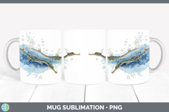 GorgeousOcean Fish Sketch Mug Wrap design.