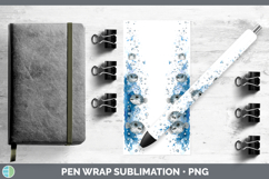 GorgeousOcean Fish Sketch Pen Wrap design.