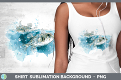 GorgeousOcean Fish Sketch Shirt design.
