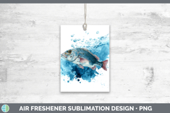 GorgeousOcean Fish Sketch Air Freshener design.