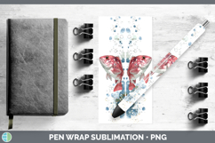 GorgeousOcean Fish Sketch Pen Wrap design.