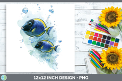 GorgeousOcean Fish Sketch Paper Backgrounds design.