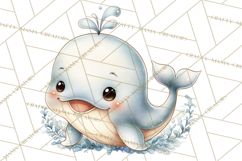 Underwater Ocean Clipart PNG, Sea Animals and Coral Elements Product Image 2