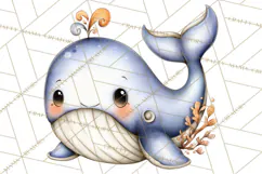 Underwater Ocean Clipart PNG, Sea Animals and Coral Elements Product Image 4