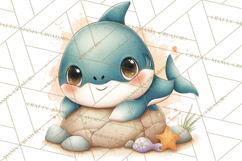 Underwater Ocean Clipart PNG, Sea Animals and Coral Elements Product Image 5